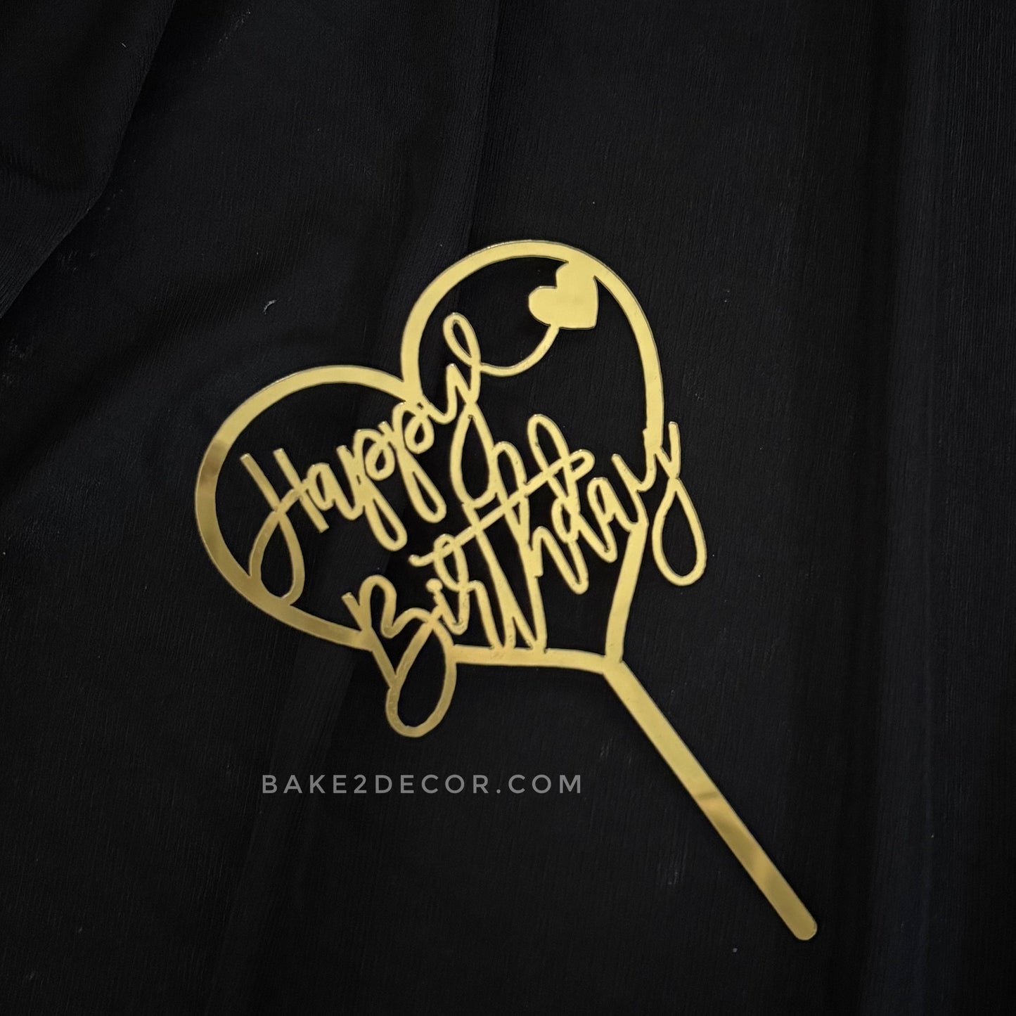 Happy Birthday Topper - 5 Inch