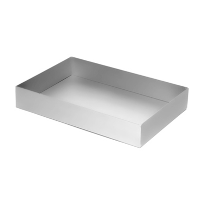 Aluminium Rectangle Tin - 2.5 Inch Height