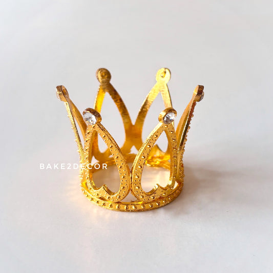 Cake Crown Mini - Gold Color