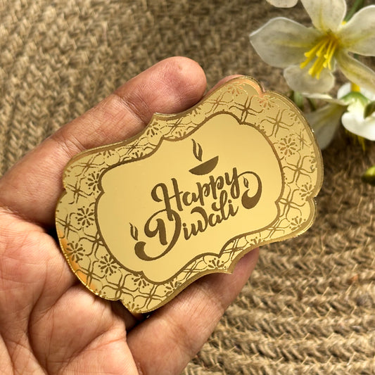 Happy Diwali Coin Topper - Single Pcs