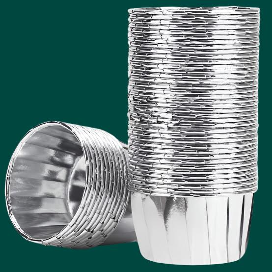 Muffin Cup Silver- (Pack of 25)