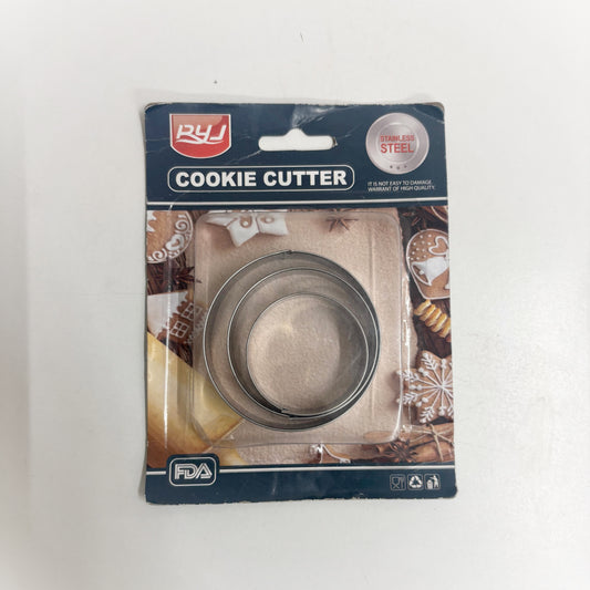 Cookie Cutter Round 3 Pcs set