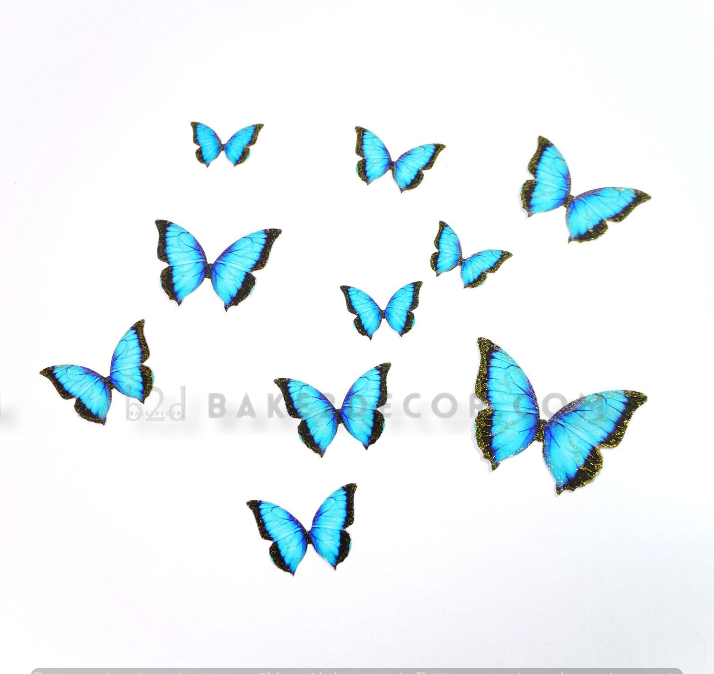 Blue Butterfly ( 10 Pcs Set)