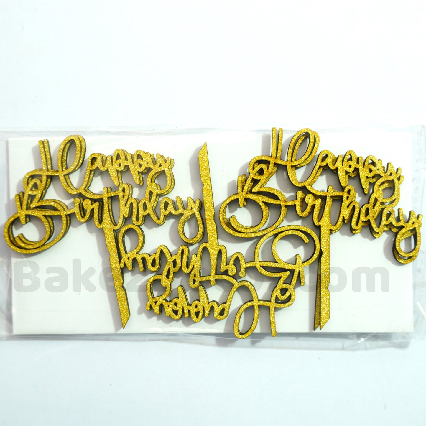 Mini Topper - Happy Birthday (6 Pieces Set) -(MHB15-16)