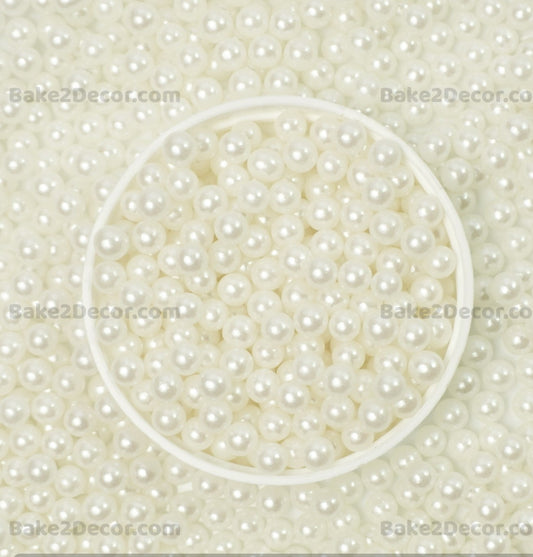 Sprinkles 4mm White 100g