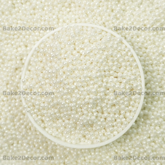 Sprinkles Small 1.5mm White 100g