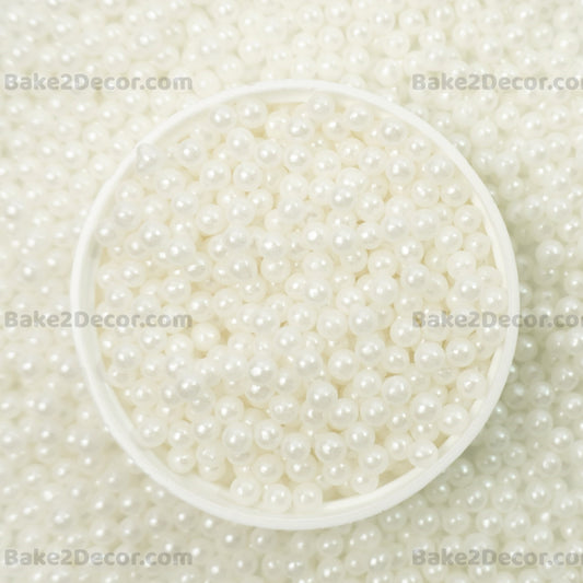 Sprinkles 3mm White 100g