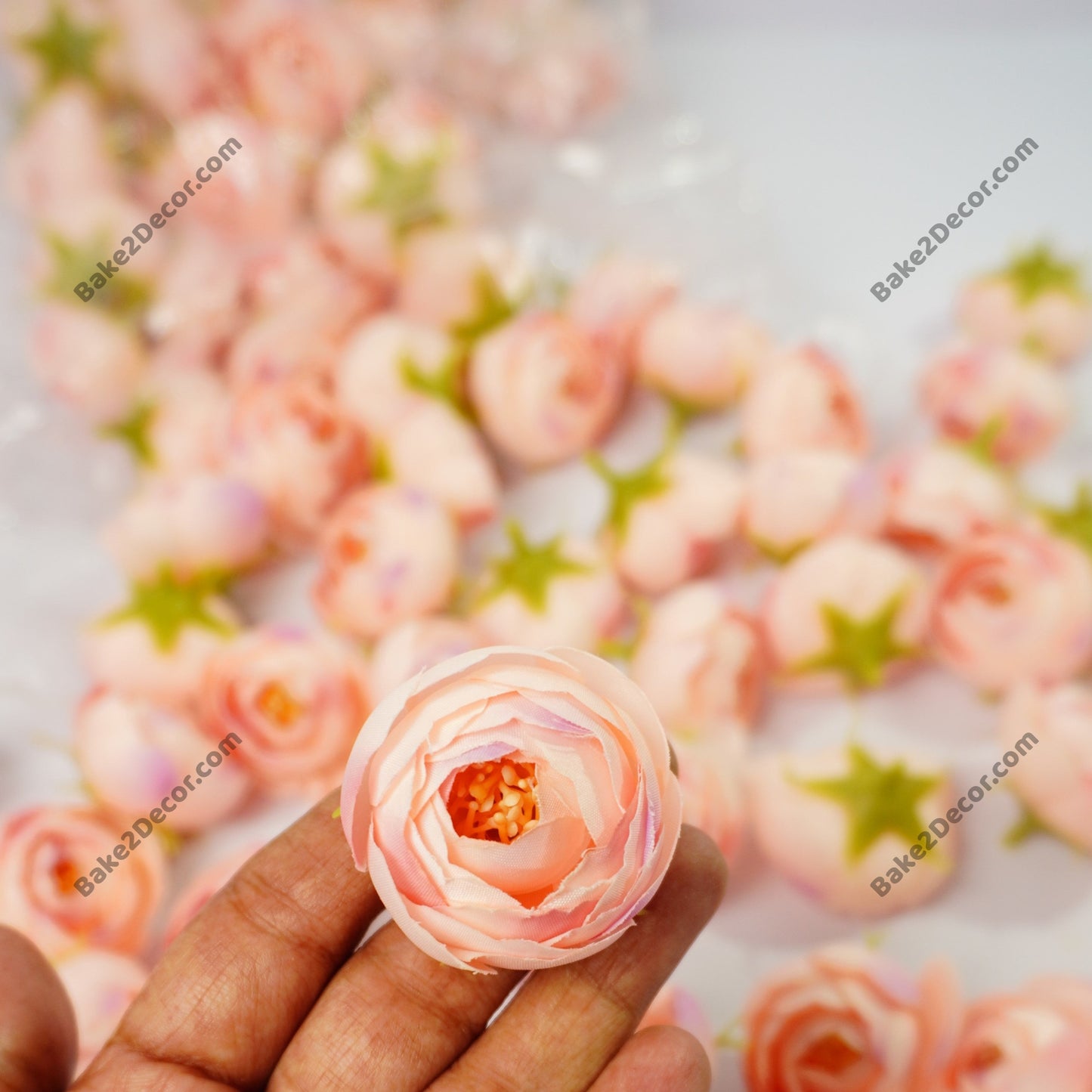 Peony small (Single Pcs) Light Pink - F03