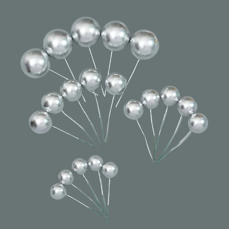 Faux Ball - Silver (20 Pieces)