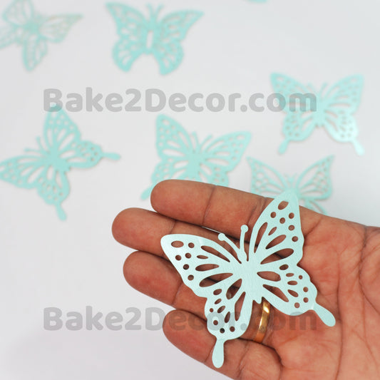 Paper Butterfly Light Blue ( 10 Pcs Set)