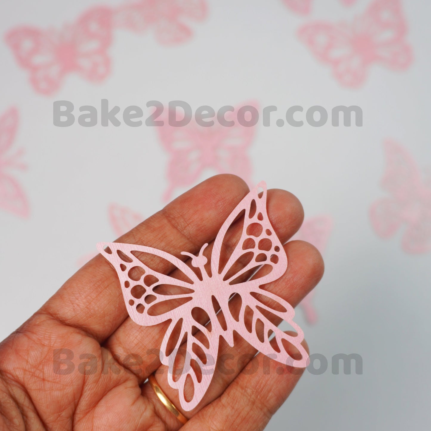 Paper Butterfly Light Pink ( 10 Pcs Set)