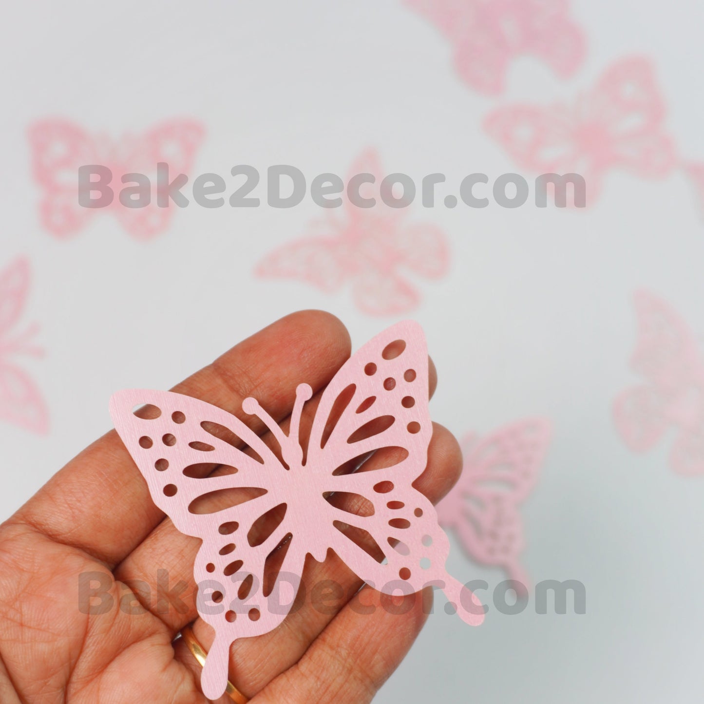 Paper Butterfly Light Pink ( 10 Pcs Set)