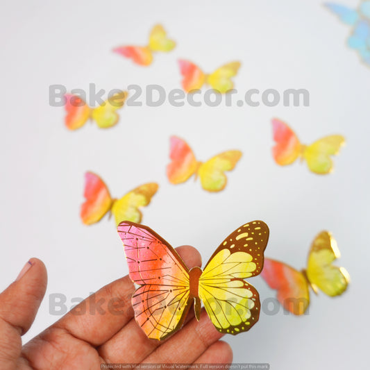 Paper Butterfly  ( 8 Pcs Set)