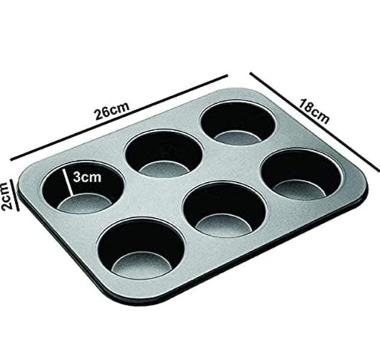 Cupcake Mould 6 Cavity