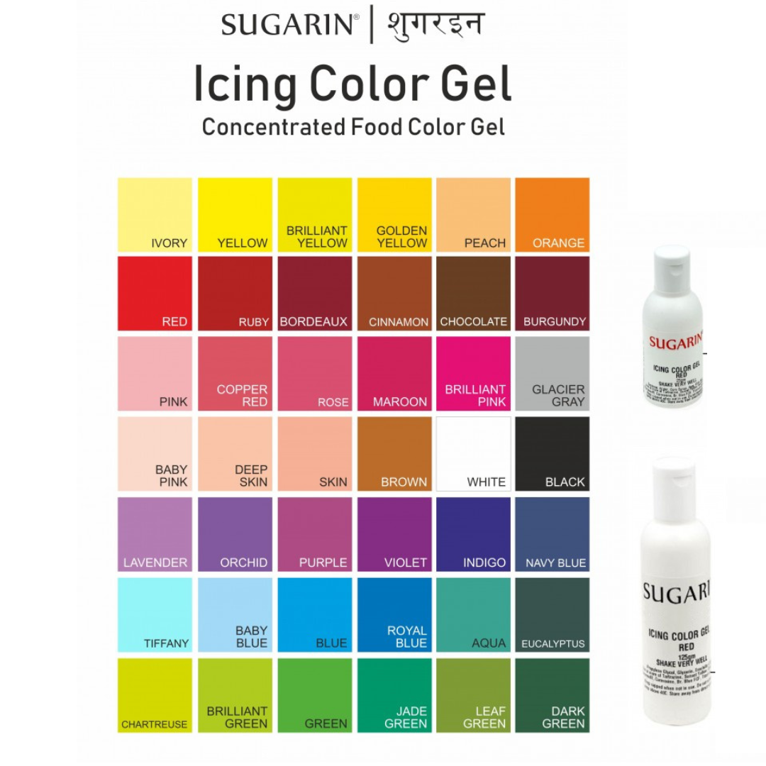 Sugarin Color : Icing Color Gel 30ml