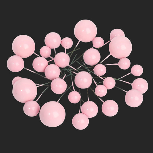 Faux Ball - Pink (20 Pieces)