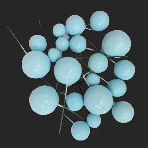 Faux Ball - Blue (Set of 20 Pieces)